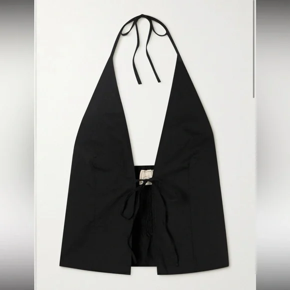 Deiji studios Black Halter Top - Picture 1 of 3